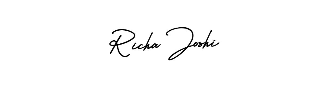 Make a beautiful signature design for name Richa Joshi. Use this online signature maker to create a handwritten signature for free. Richa Joshi signature style 3 images and pictures png