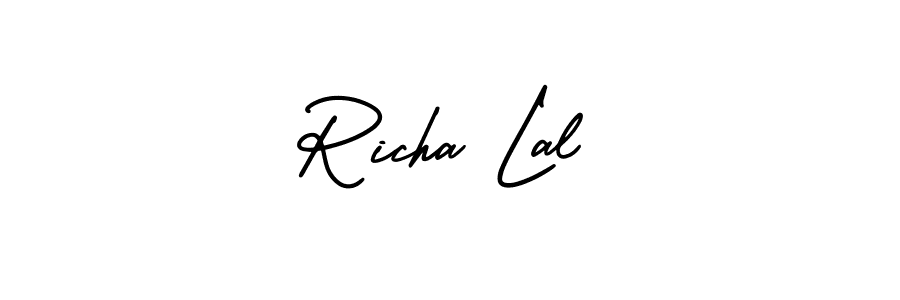 Once you've used our free online signature maker to create your best signature AmerikaSignatureDemo-Regular style, it's time to enjoy all of the benefits that Richa Lal name signing documents. Richa Lal signature style 3 images and pictures png