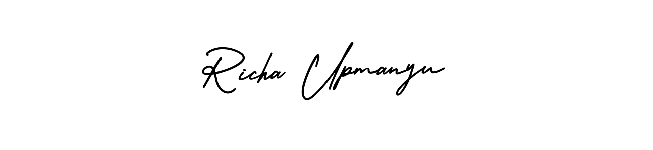 Here are the top 10 professional signature styles for the name Richa Upmanyu. These are the best autograph styles you can use for your name. Richa Upmanyu signature style 3 images and pictures png