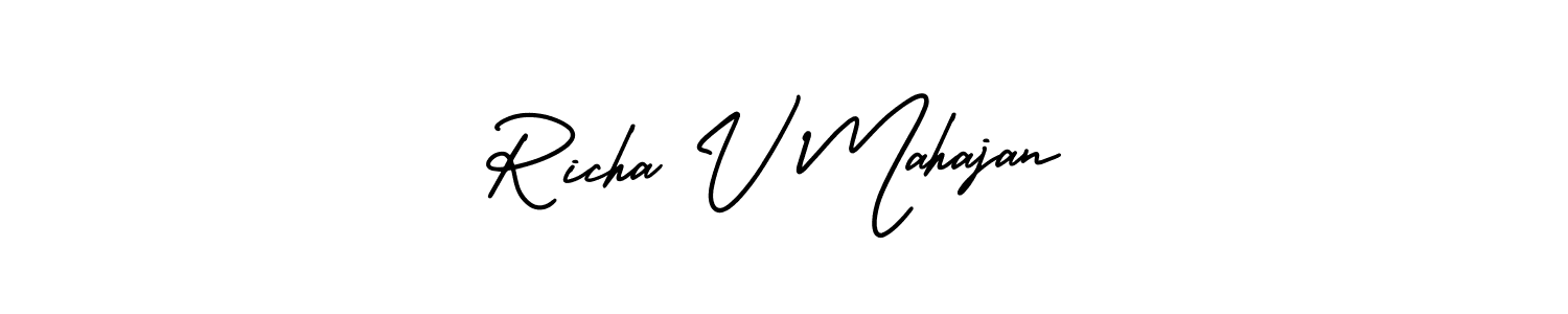 Check out images of Autograph of Richa V Mahajan name. Actor Richa V Mahajan Signature Style. AmerikaSignatureDemo-Regular is a professional sign style online. Richa V Mahajan signature style 3 images and pictures png