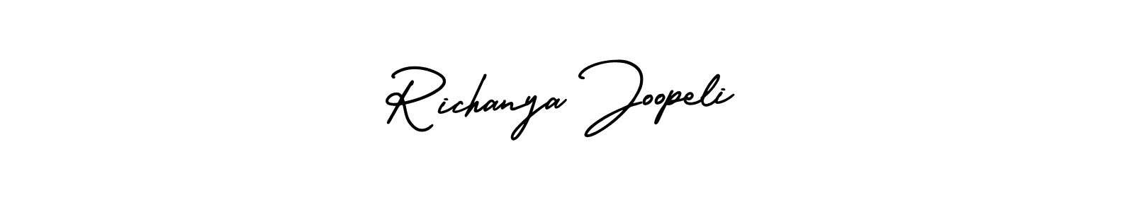 Make a beautiful signature design for name Richanya Joopeli. Use this online signature maker to create a handwritten signature for free. Richanya Joopeli signature style 3 images and pictures png