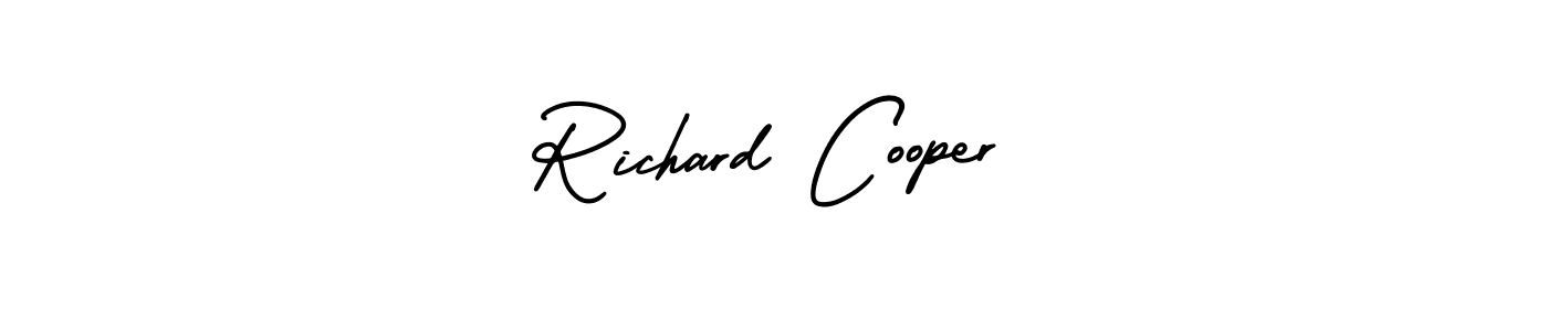 Make a beautiful signature design for name Richard Cooper. With this signature (AmerikaSignatureDemo-Regular) style, you can create a handwritten signature for free. Richard Cooper signature style 3 images and pictures png