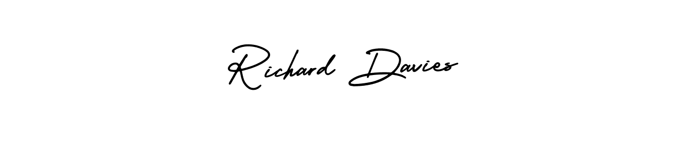 Use a signature maker to create a handwritten signature online. With this signature software, you can design (AmerikaSignatureDemo-Regular) your own signature for name Richard Davies. Richard Davies signature style 3 images and pictures png