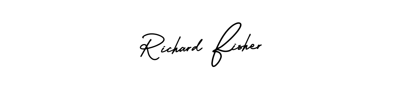 How to make Richard Fisher signature? AmerikaSignatureDemo-Regular is a professional autograph style. Create handwritten signature for Richard Fisher name. Richard Fisher signature style 3 images and pictures png