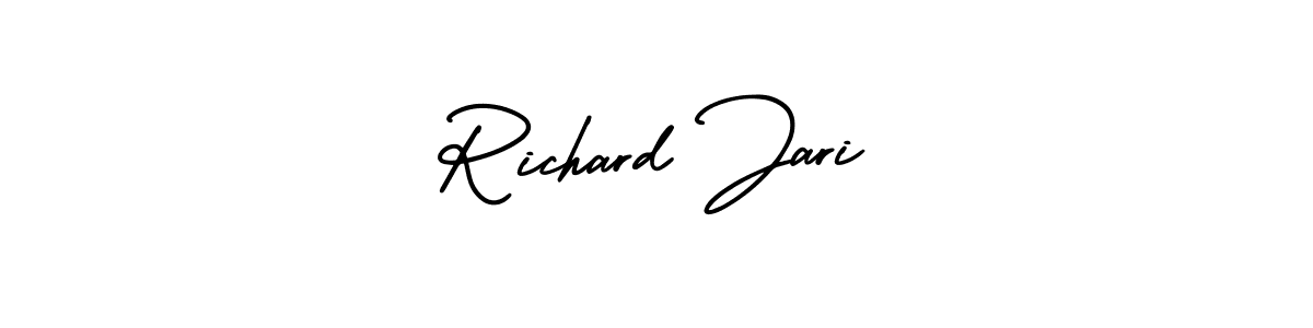 Create a beautiful signature design for name Richard Jari. With this signature (AmerikaSignatureDemo-Regular) fonts, you can make a handwritten signature for free. Richard Jari signature style 3 images and pictures png