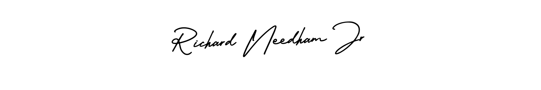 Check out images of Autograph of Richard Needham Jr name. Actor Richard Needham Jr Signature Style. AmerikaSignatureDemo-Regular is a professional sign style online. Richard Needham Jr signature style 3 images and pictures png
