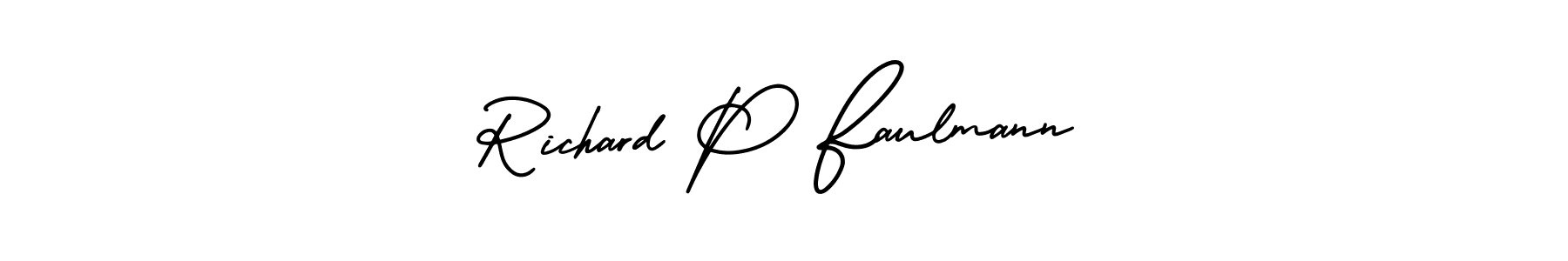 Best and Professional Signature Style for Richard P Faulmann. AmerikaSignatureDemo-Regular Best Signature Style Collection. Richard P Faulmann signature style 3 images and pictures png