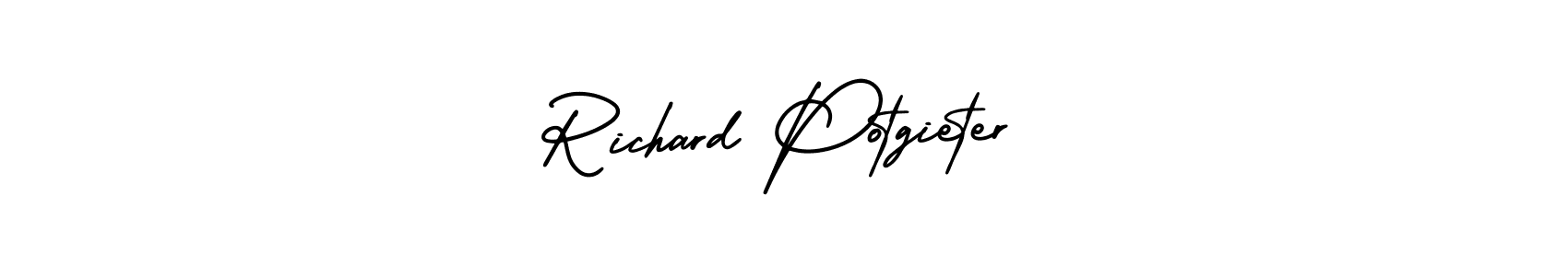 How to make Richard Potgieter signature? AmerikaSignatureDemo-Regular is a professional autograph style. Create handwritten signature for Richard Potgieter name. Richard Potgieter signature style 3 images and pictures png