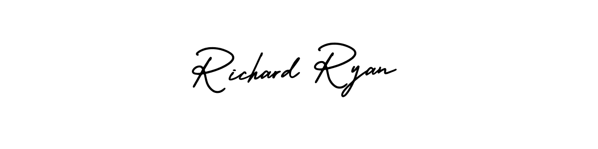 Use a signature maker to create a handwritten signature online. With this signature software, you can design (AmerikaSignatureDemo-Regular) your own signature for name Richard Ryan. Richard Ryan signature style 3 images and pictures png