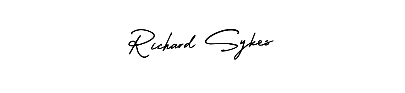 Similarly AmerikaSignatureDemo-Regular is the best handwritten signature design. Signature creator online .You can use it as an online autograph creator for name Richard Sykes. Richard Sykes signature style 3 images and pictures png