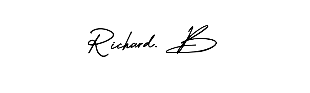 Similarly AmerikaSignatureDemo-Regular is the best handwritten signature design. Signature creator online .You can use it as an online autograph creator for name Richard. B. Richard. B signature style 3 images and pictures png