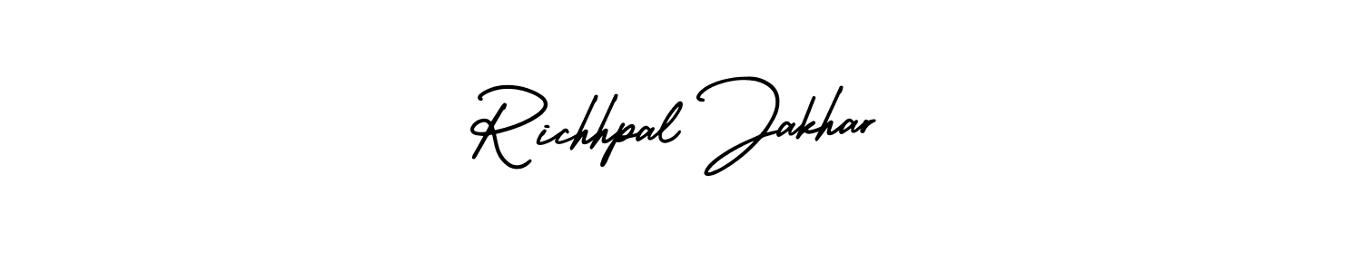 Also You can easily find your signature by using the search form. We will create Richhpal Jakhar name handwritten signature images for you free of cost using AmerikaSignatureDemo-Regular sign style. Richhpal Jakhar signature style 3 images and pictures png
