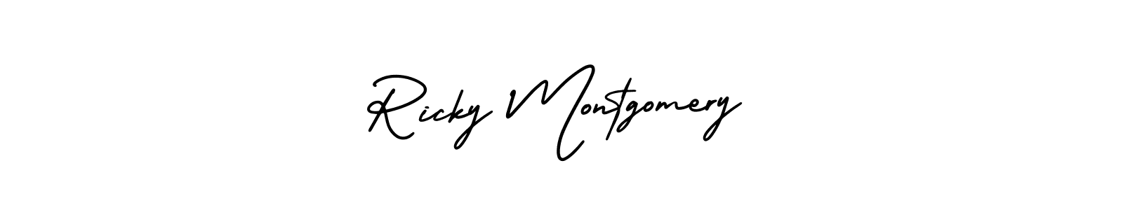 Create a beautiful signature design for name Ricky Montgomery. With this signature (AmerikaSignatureDemo-Regular) fonts, you can make a handwritten signature for free. Ricky Montgomery signature style 3 images and pictures png