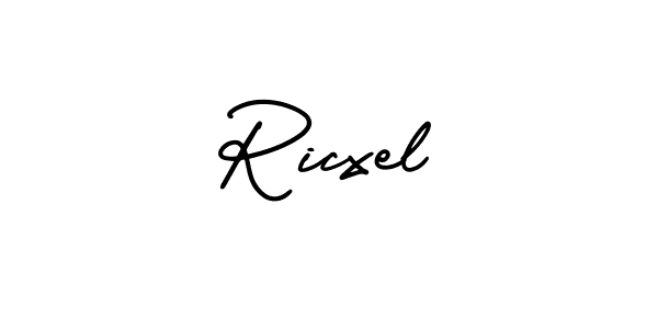 Check out images of Autograph of Ricxel name. Actor Ricxel Signature Style. AmerikaSignatureDemo-Regular is a professional sign style online. Ricxel signature style 3 images and pictures png