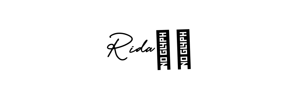 See photos of Rida❤️ official signature by Spectra . Check more albums & portfolios. Read reviews & check more about AmerikaSignatureDemo-Regular font. Rida❤️ signature style 3 images and pictures png