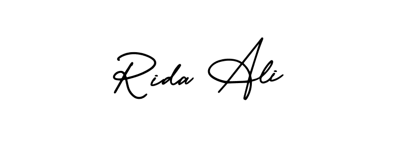 Also we have Rida Ali name is the best signature style. Create professional handwritten signature collection using AmerikaSignatureDemo-Regular autograph style. Rida Ali signature style 3 images and pictures png