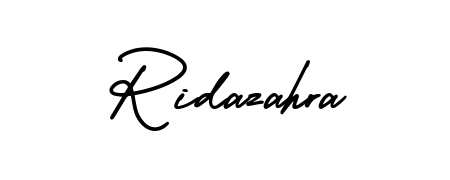 This is the best signature style for the Ridazahra name. Also you like these signature font (AmerikaSignatureDemo-Regular). Mix name signature. Ridazahra signature style 3 images and pictures png