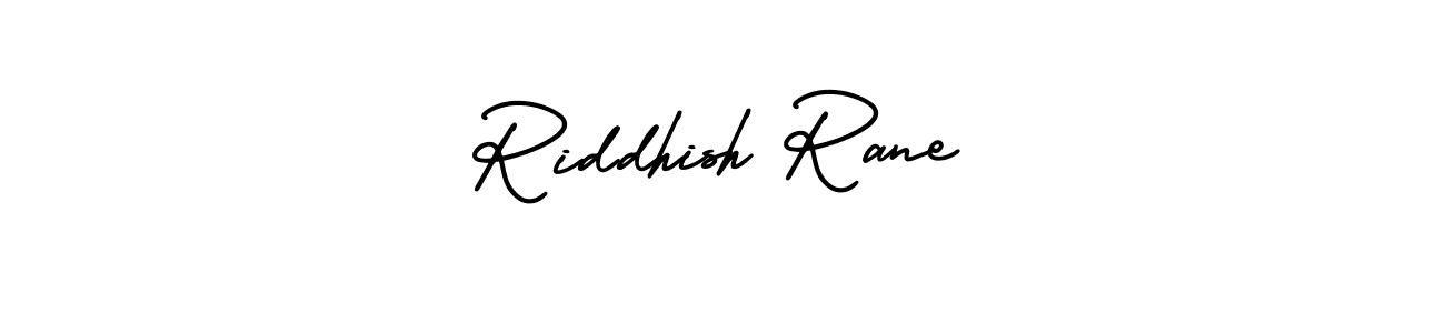 Similarly AmerikaSignatureDemo-Regular is the best handwritten signature design. Signature creator online .You can use it as an online autograph creator for name Riddhish Rane. Riddhish Rane signature style 3 images and pictures png