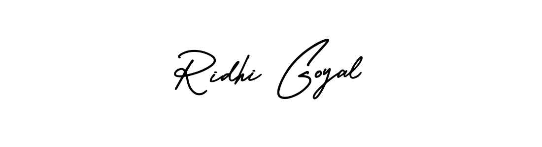 AmerikaSignatureDemo-Regular is a professional signature style that is perfect for those who want to add a touch of class to their signature. It is also a great choice for those who want to make their signature more unique. Get Ridhi Goyal name to fancy signature for free. Ridhi Goyal signature style 3 images and pictures png
