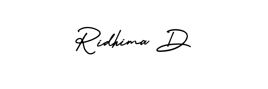 Best and Professional Signature Style for Ridhima D. AmerikaSignatureDemo-Regular Best Signature Style Collection. Ridhima D signature style 3 images and pictures png