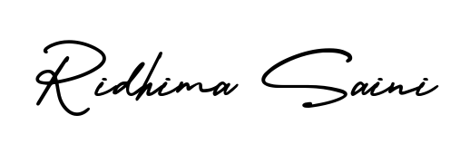 Give your name Ridhima Saini an exquisite flair with the AmerikaSignatureDemo-Regular script font. Ideal for contracts, resumes, and formal letterheads. Ridhima Saini signature style 3 images and pictures png
