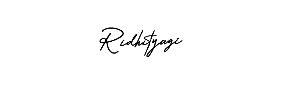 Create a beautiful signature design for name Ridhityagi. With this signature (AmerikaSignatureDemo-Regular) fonts, you can make a handwritten signature for free. Ridhityagi signature style 3 images and pictures png