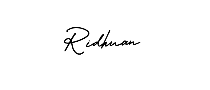 How to make Ridhuan signature? AmerikaSignatureDemo-Regular is a professional autograph style. Create handwritten signature for Ridhuan name. Ridhuan signature style 3 images and pictures png