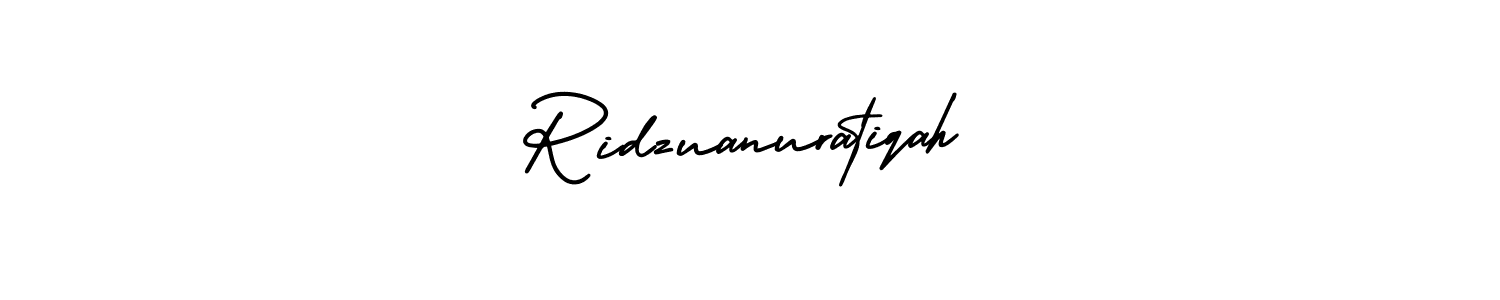 How to make Ridzuanuratiqah signature? AmerikaSignatureDemo-Regular is a professional autograph style. Create handwritten signature for Ridzuanuratiqah name. Ridzuanuratiqah signature style 3 images and pictures png