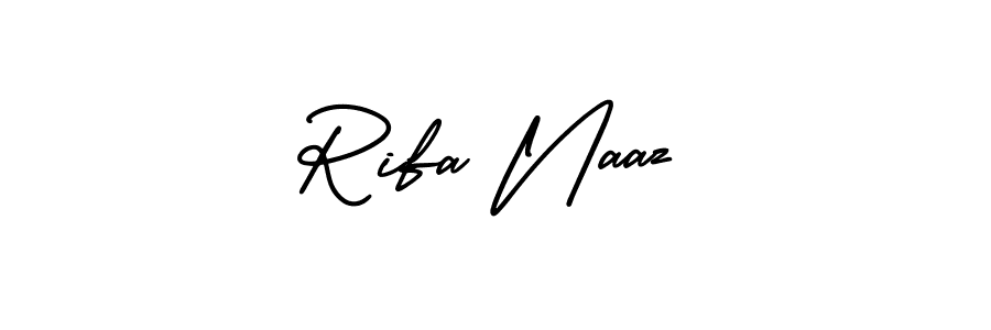 How to Draw Rifa Naaz signature style? AmerikaSignatureDemo-Regular is a latest design signature styles for name Rifa Naaz. Rifa Naaz signature style 3 images and pictures png