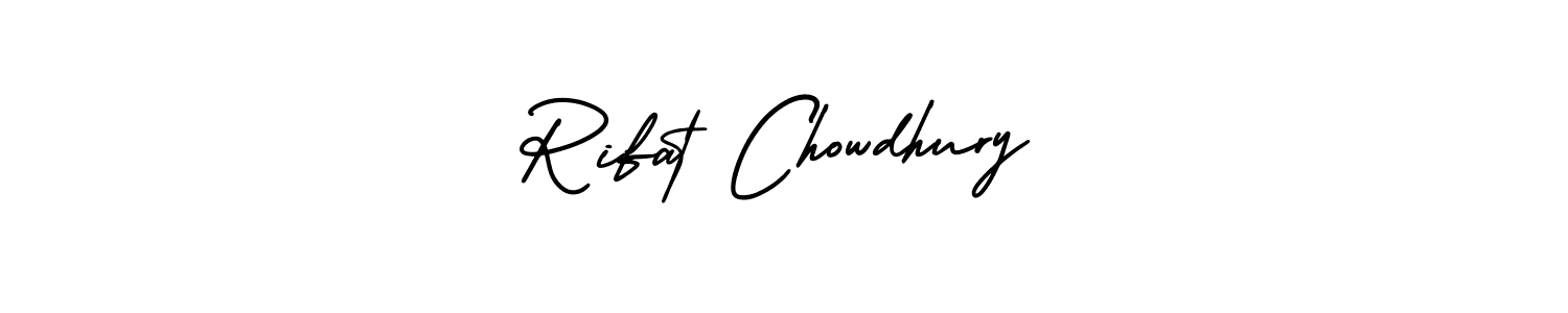 Similarly AmerikaSignatureDemo-Regular is the best handwritten signature design. Signature creator online .You can use it as an online autograph creator for name Rifat Chowdhury. Rifat Chowdhury signature style 3 images and pictures png