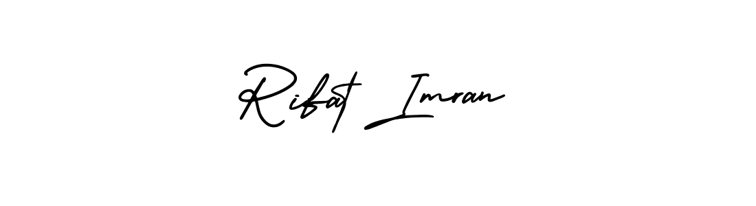 Make a beautiful signature design for name Rifat Imran. Use this online signature maker to create a handwritten signature for free. Rifat Imran signature style 3 images and pictures png