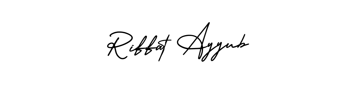 Once you've used our free online signature maker to create your best signature AmerikaSignatureDemo-Regular style, it's time to enjoy all of the benefits that Riffat Ayyub name signing documents. Riffat Ayyub signature style 3 images and pictures png