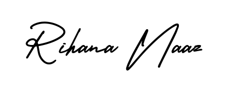 Turn your name Rihana Naaz into a signature brand with AmerikaSignatureDemo-Regular styling. Download in standard PNG or transparent format anytime. Rihana Naaz signature style 3 images and pictures png