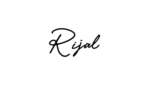 Design your own signature with our free online signature maker. With this signature software, you can create a handwritten (AmerikaSignatureDemo-Regular) signature for name Rijal. Rijal signature style 3 images and pictures png