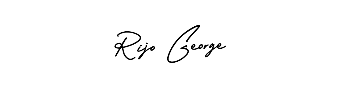 Also You can easily find your signature by using the search form. We will create Rijo George name handwritten signature images for you free of cost using AmerikaSignatureDemo-Regular sign style. Rijo George signature style 3 images and pictures png