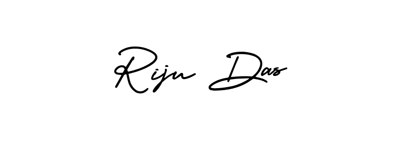 Use a signature maker to create a handwritten signature online. With this signature software, you can design (AmerikaSignatureDemo-Regular) your own signature for name Riju Das. Riju Das signature style 3 images and pictures png