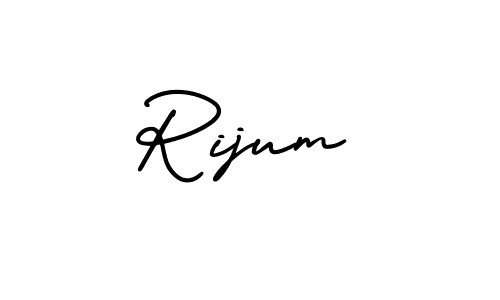 Design your own signature with our free online signature maker. With this signature software, you can create a handwritten (AmerikaSignatureDemo-Regular) signature for name Rijum. Rijum signature style 3 images and pictures png