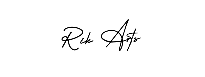This is the best signature style for the Rik Arts name. Also you like these signature font (AmerikaSignatureDemo-Regular). Mix name signature. Rik Arts signature style 3 images and pictures png