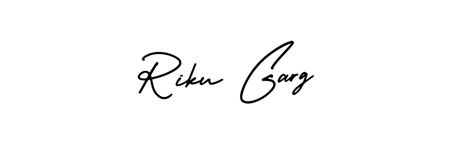 Design your own signature with our free online signature maker. With this signature software, you can create a handwritten (AmerikaSignatureDemo-Regular) signature for name Riku Garg. Riku Garg signature style 3 images and pictures png