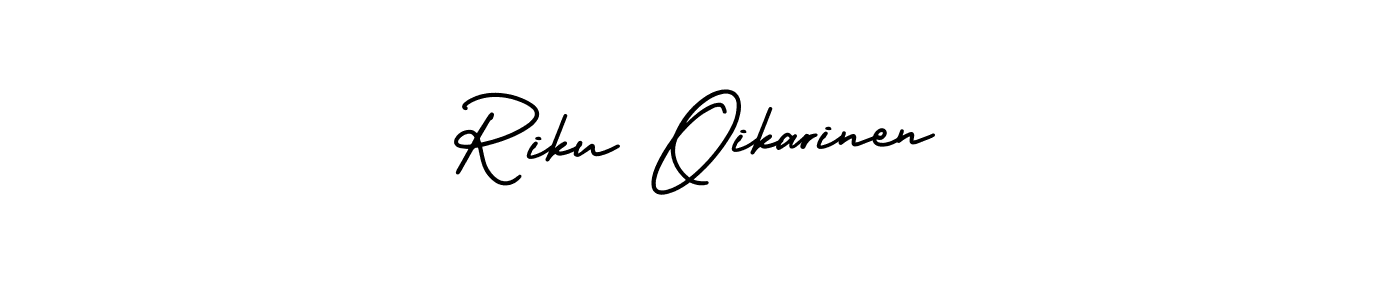 Make a beautiful signature design for name Riku Oikarinen. Use this online signature maker to create a handwritten signature for free. Riku Oikarinen signature style 3 images and pictures png