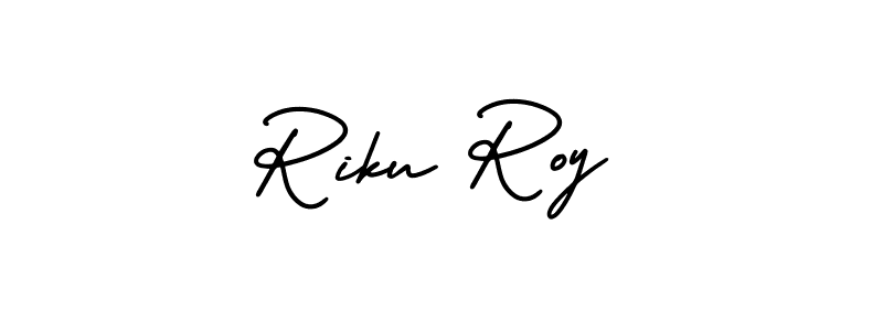 How to Draw Riku Roy signature style? AmerikaSignatureDemo-Regular is a latest design signature styles for name Riku Roy. Riku Roy signature style 3 images and pictures png