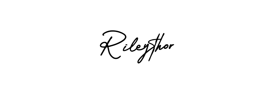 Make a short Rileythor signature style. Manage your documents anywhere anytime using AmerikaSignatureDemo-Regular. Create and add eSignatures, submit forms, share and send files easily. Rileythor signature style 3 images and pictures png