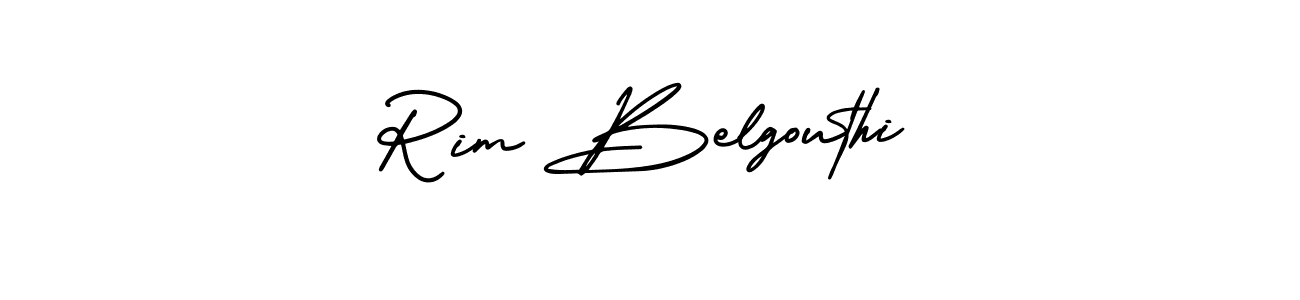 It looks lik you need a new signature style for name Rim Belgouthi. Design unique handwritten (AmerikaSignatureDemo-Regular) signature with our free signature maker in just a few clicks. Rim Belgouthi signature style 3 images and pictures png