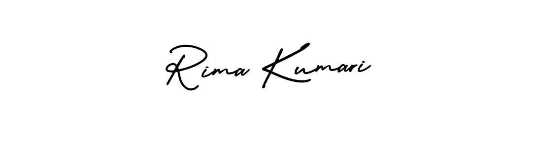 Design your own signature with our free online signature maker. With this signature software, you can create a handwritten (AmerikaSignatureDemo-Regular) signature for name Rima Kumari. Rima Kumari signature style 3 images and pictures png