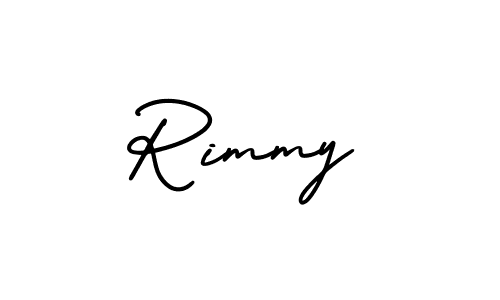 How to Draw Rimmy signature style? AmerikaSignatureDemo-Regular is a latest design signature styles for name Rimmy. Rimmy signature style 3 images and pictures png