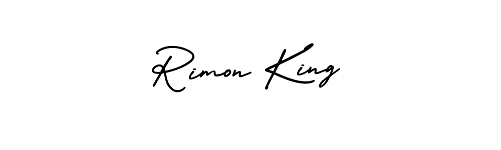 Make a beautiful signature design for name Rimon King. Use this online signature maker to create a handwritten signature for free. Rimon King signature style 3 images and pictures png