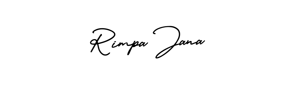 How to Draw Rimpa Jana signature style? AmerikaSignatureDemo-Regular is a latest design signature styles for name Rimpa Jana. Rimpa Jana signature style 3 images and pictures png