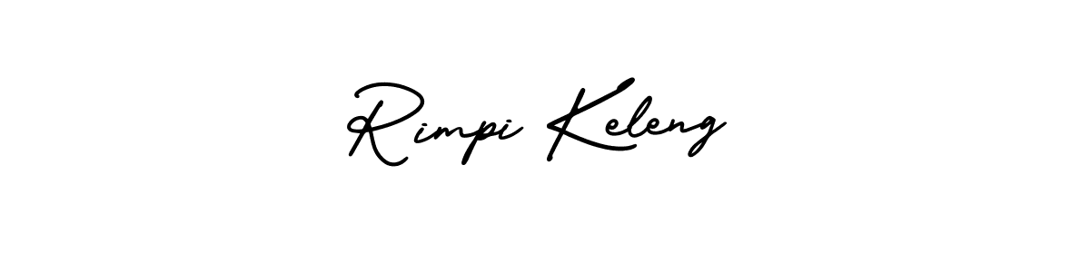 Create a beautiful signature design for name Rimpi Keleng. With this signature (AmerikaSignatureDemo-Regular) fonts, you can make a handwritten signature for free. Rimpi Keleng signature style 3 images and pictures png