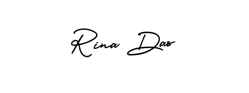 Create a beautiful signature design for name Rina Das. With this signature (AmerikaSignatureDemo-Regular) fonts, you can make a handwritten signature for free. Rina Das signature style 3 images and pictures png