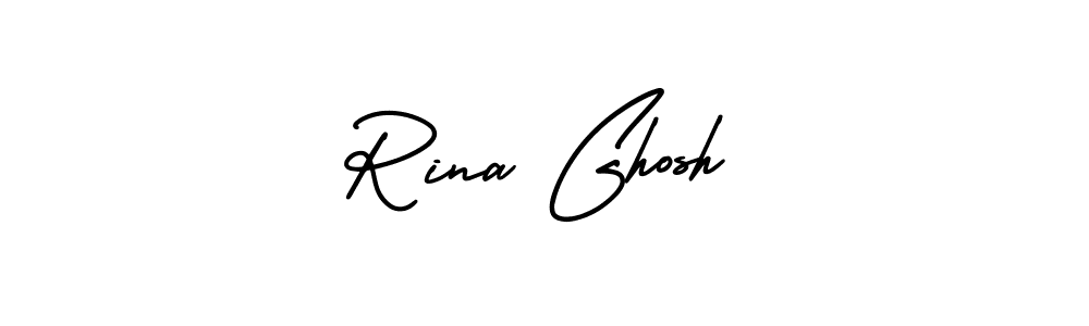 Use a signature maker to create a handwritten signature online. With this signature software, you can design (AmerikaSignatureDemo-Regular) your own signature for name Rina Ghosh. Rina Ghosh signature style 3 images and pictures png